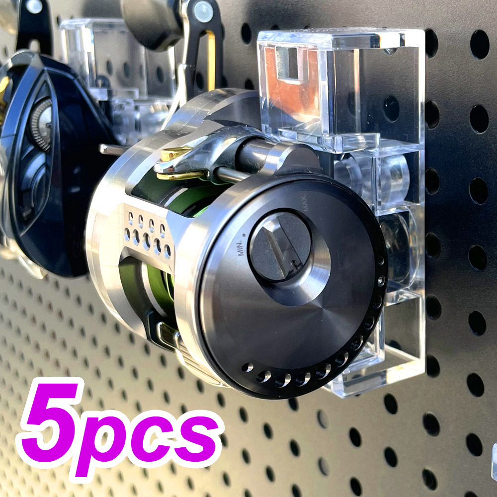 Baitcasting Reel - 5 Peças Suporte de Parede para