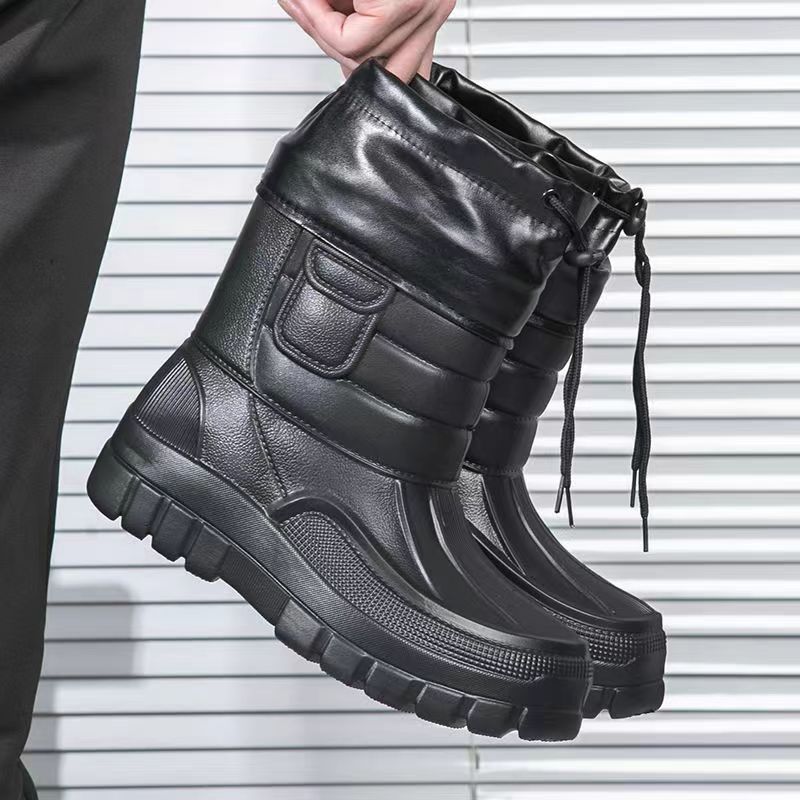 Baitcasting Reel - Botas de Neve Masculinas de Cano